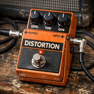 Distortion guitar pedal