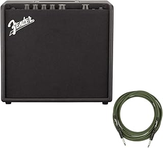 Fender Mustang LT25 Guitar Amplifier (2311100000) Bundle with Fender 13ft
