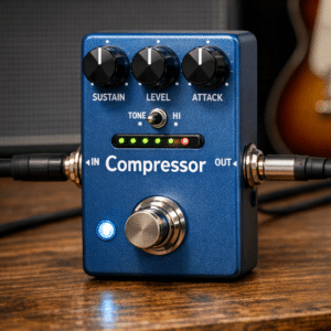 compressor guitar pedal