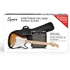 Squier Sonic Series Stratocaster Pack - 2-color Sunburst